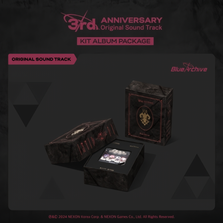BLUE ARCHIVE 3rd ANNIVERSARY OST – KIT ALBUM PACKAGE