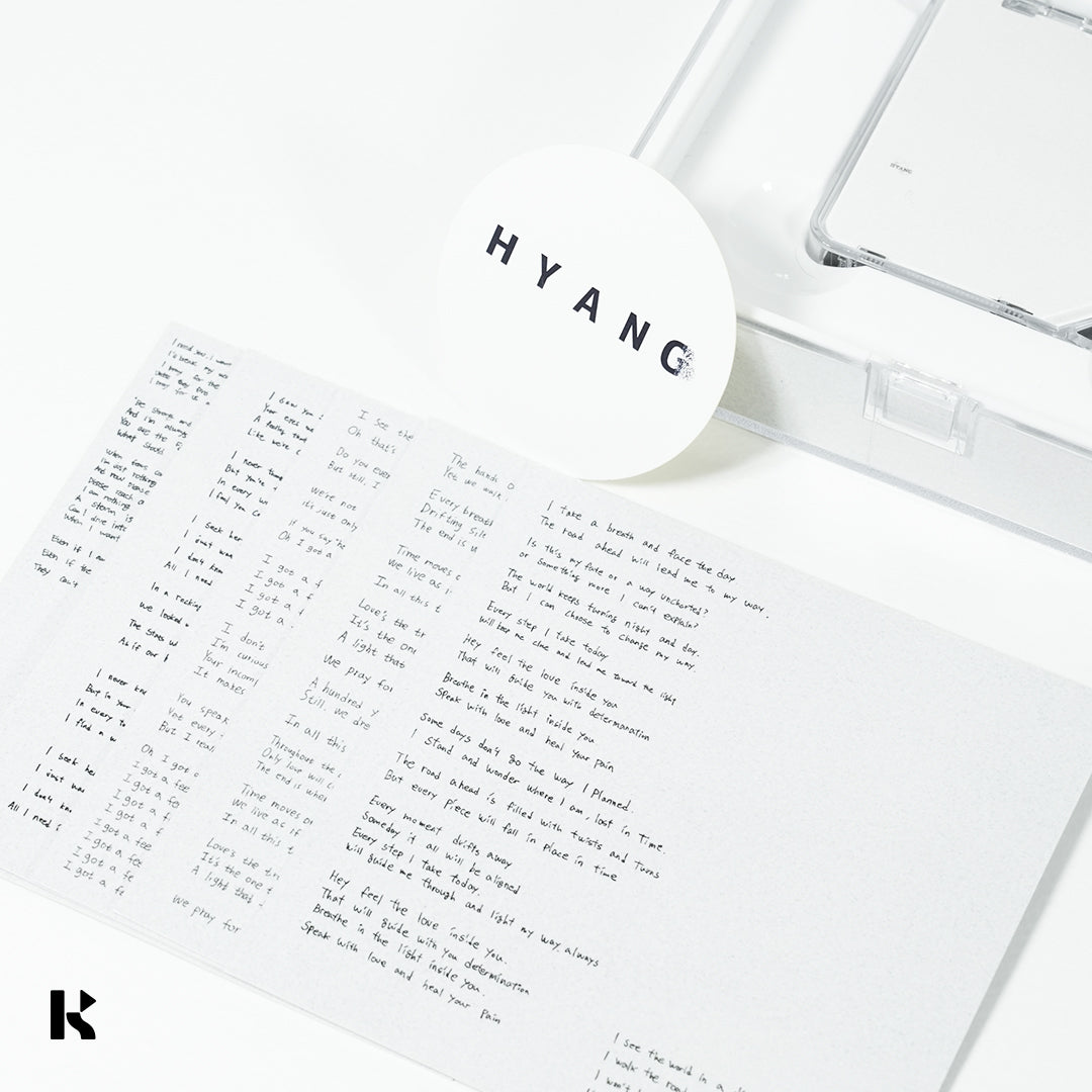 HYANG - "All We Have Is Not What We Need" - KiTalbum