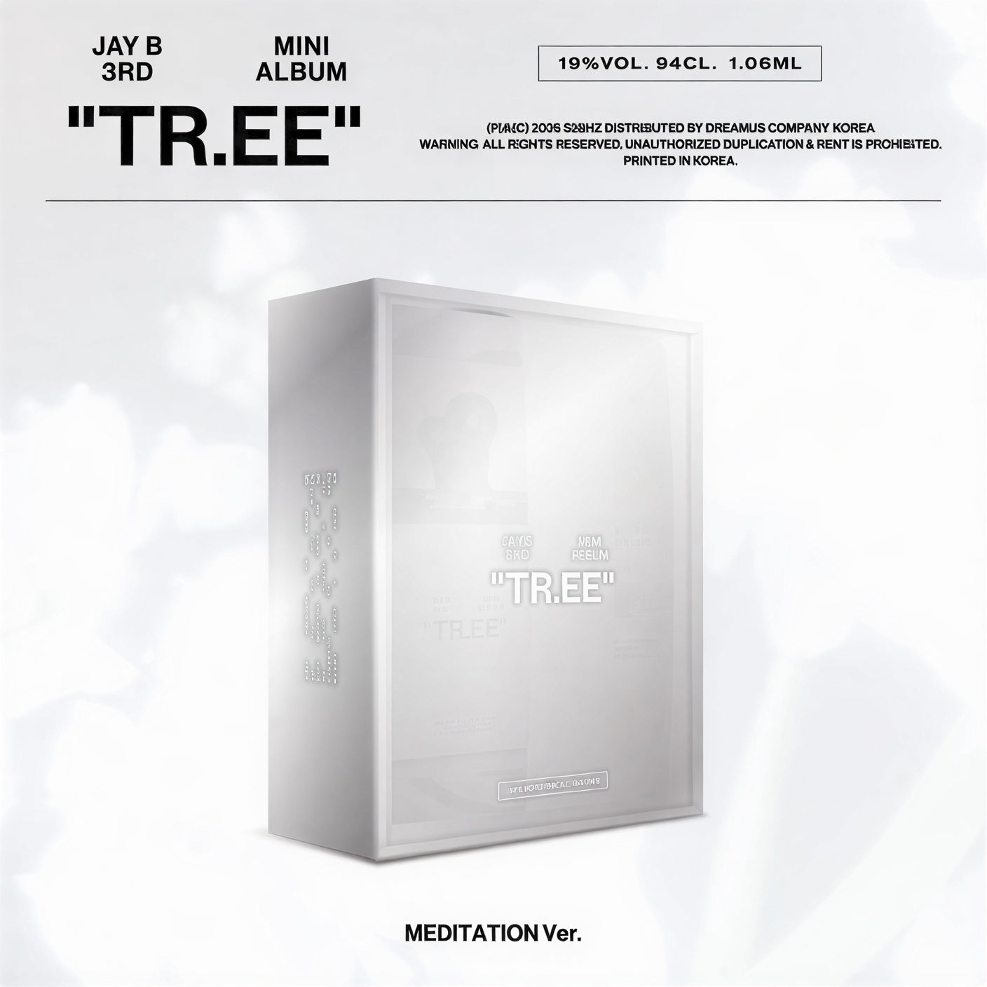 JAY B 제이비 3rd Mini Album [TR.EE] (MEDITATION Ver.)