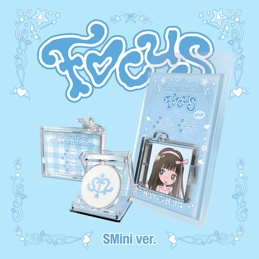 Hearts2Hearts 하츠투하츠 1st Mini Album [FOCUS] (SMini Ver.)(NFC Album)(Random)