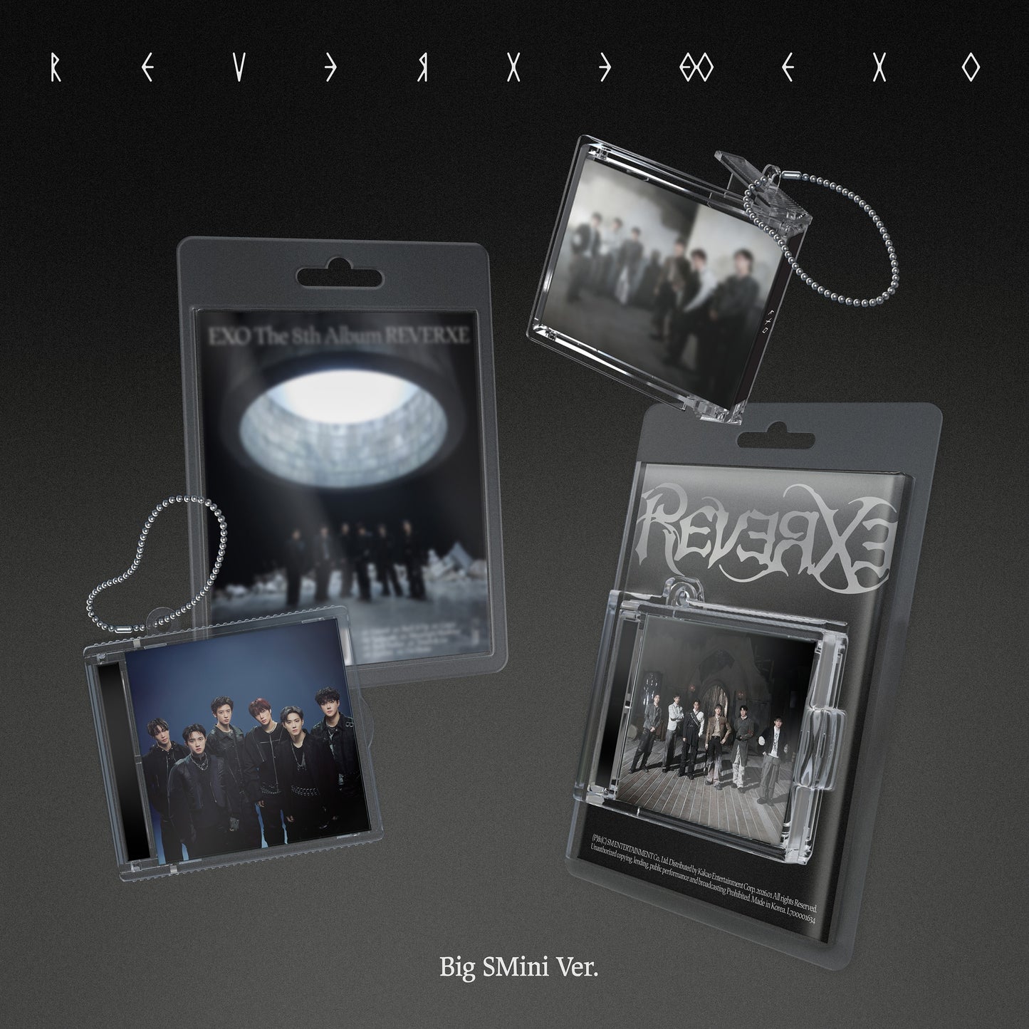 EXO 엑소 8th Album [REVERXE] (Big SMini Ver.)(스마트앨범)(NFC Album)(Random)