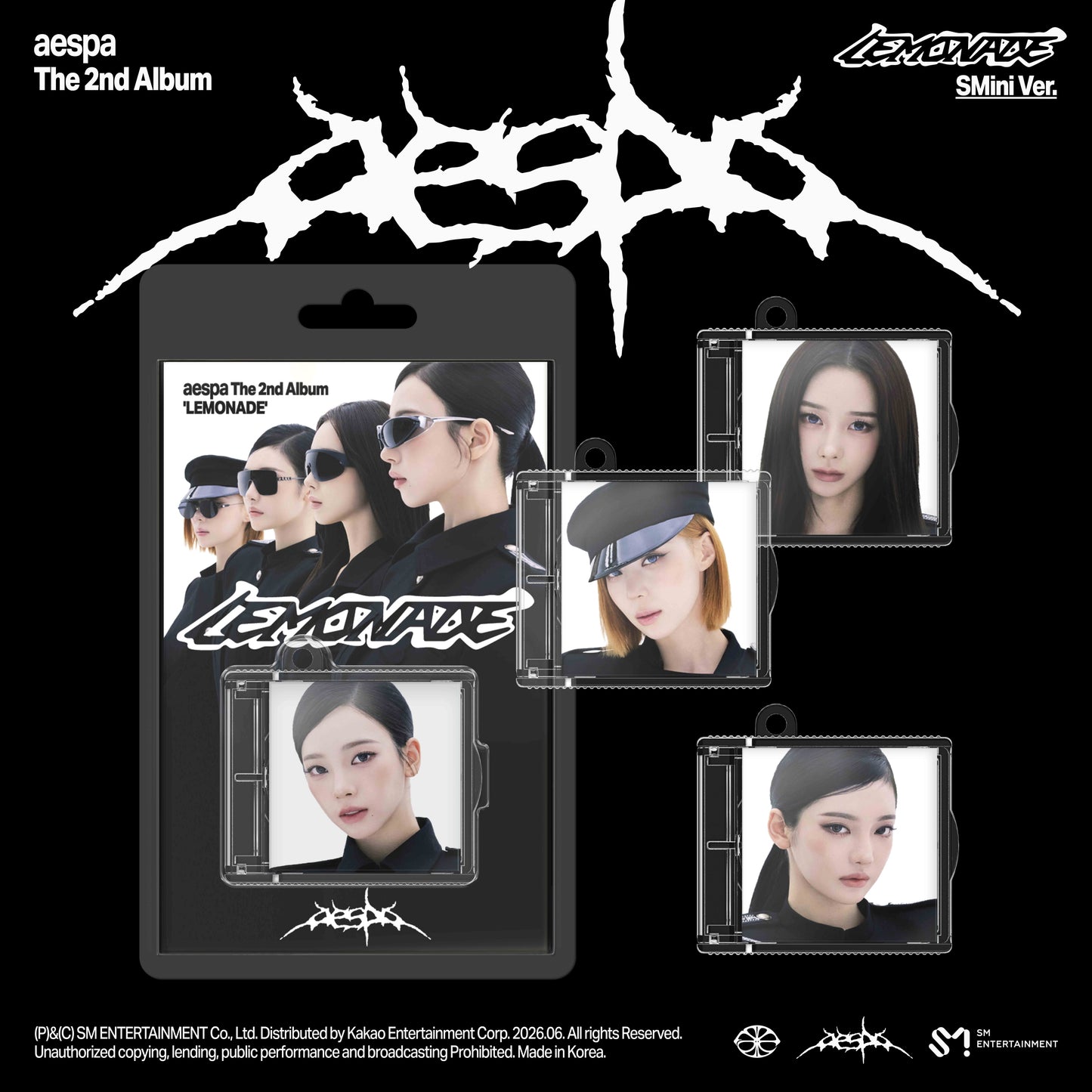 aespa 에스파 2nd Album [LEMONADE](NFC Album)(Random)