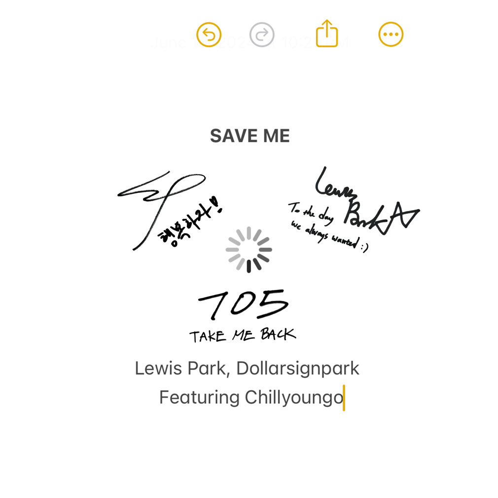 Lewis Park (루이스 박), Dollarsignpark (스파크) - SAVE ME - KiTalbum