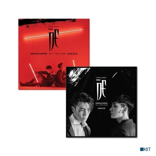 SUPER JUNIOR-D&E - mini Album 3rd : DANGER [black, red Ver. random ]
